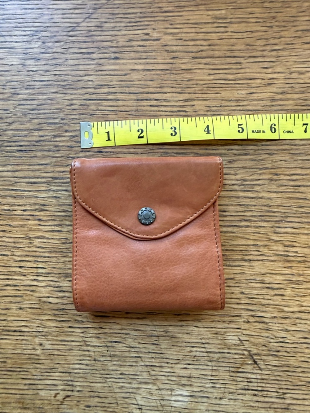 Leather free people wallet